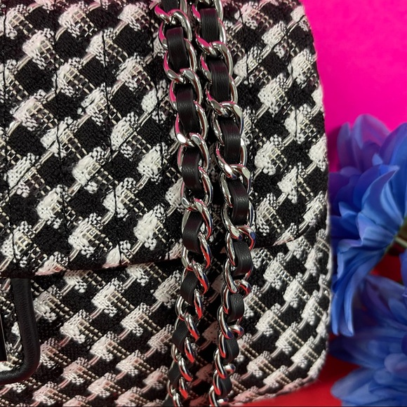 💔SOLD! NWT KARL LAGERFELD DOUBLE FLAP DOUBLE CHAIN 2 WAY BAG - Picture 9 of 16